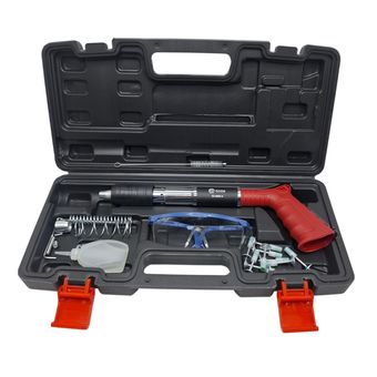 میخ کوب صنعتی ادون مدل ED _ MID_ 8 سایز 20- 50 میلی متر به همراه 20 عدد میخ چاشنی مجموعه 30 عددی