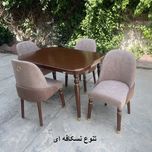 میز و صندلی ناهارخوری 4 نفره گالری چوب آشنایی مدل 867