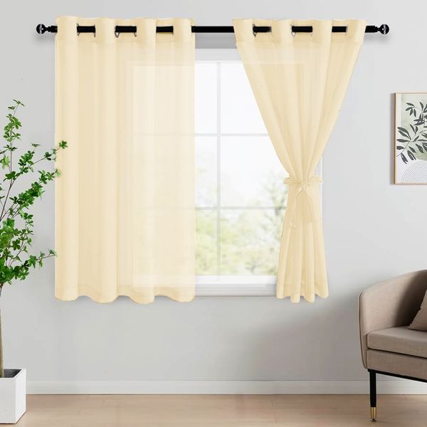پرده تیکو دکو مدل حریر کلاسیک سایز 160*140 سانتی متر مجموعه دو عددی*870
