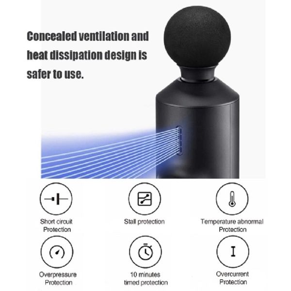ماساژور تفنگی چندکاره شیائومی مدل Xiaomi Massage Gun mini YMFG-M352