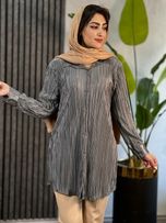 مانتو ساتن پلیسه الناز کد 1773