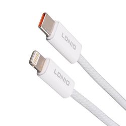 کابل تبدیل USB-C به لایتنینگ الدینیو مدل Lc902i طول2متر