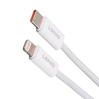 کابل تبدیل USB-C به لایتنینگ الدینیو مدل Lc902i طول2متر