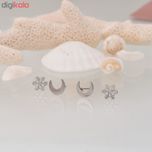 گوشواره زنانه کد GO1262 مجموعه دو عددی