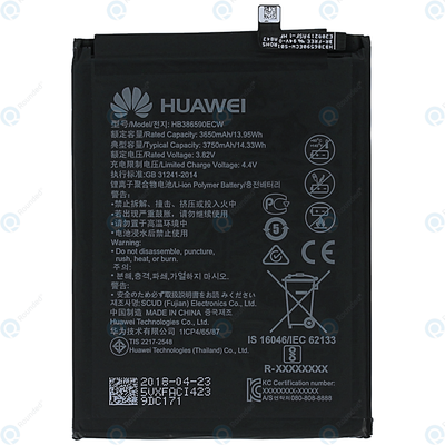 باتری موبایل آنر 8X مدل HB386590ECW