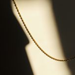 زنجیر زنانه مدل پیچی کد 125