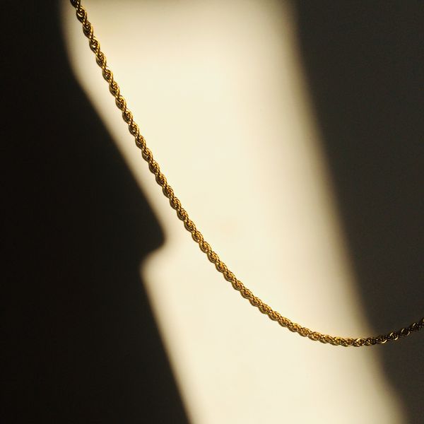 زنجیر زنانه مدل پیچی کد 125