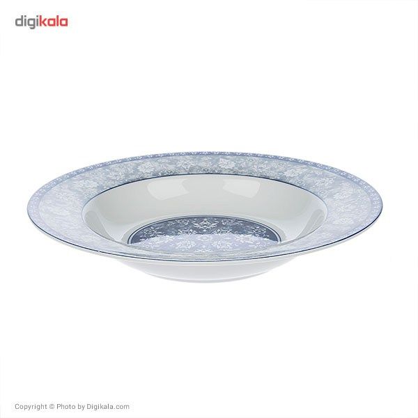 سرویس 28 پارچه چینی زرین ایران سری ایتالیا اف طرح اصفهان درجه یک