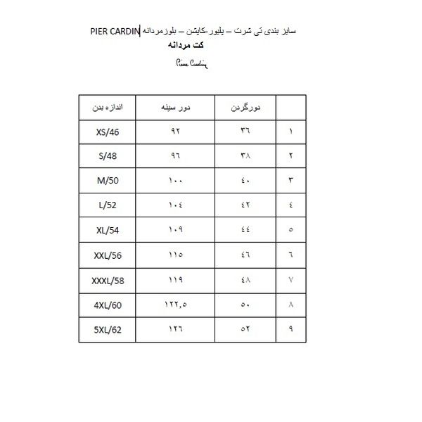 پلیور مردانه پیر کاردین مدل P 700