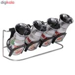 جای ادویه کاپریس مدل 604 مجموعه 4 عددی
