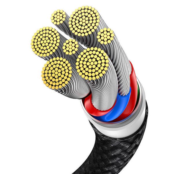 کابل تبدیل 1 به 2 USB-C باسئوس One For Two طول 1.5 متر