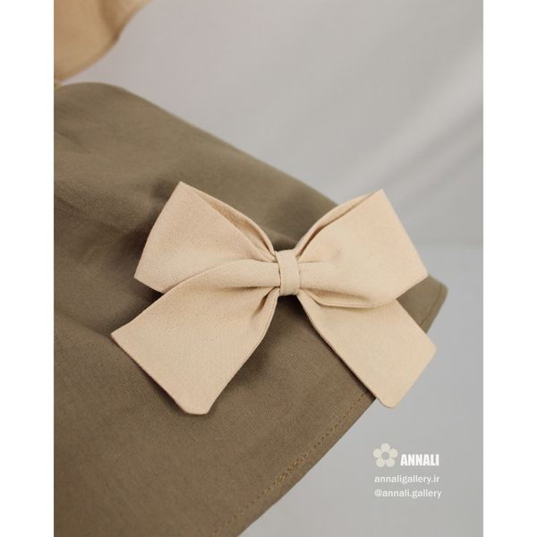 ست دو تیکه دخترانه هانی رنگ کرم قهوه ای
