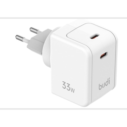 شارژر دیواری 33 وات بودی مدل Budi AC351EW با خروجی USB-C