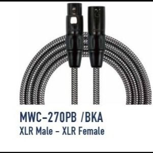 KIRLIN CABLE MWC-270PB/6M (XLR MALE - XLR FEMAIL)