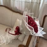 دسته گل مصنوعی روبانی 50 شاخه