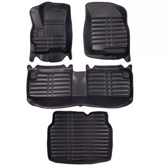 کفپوش پنج بعدی خودرو مدل چرم کره ای مناسب برای ام وی ام  X55 Pro به همراه کفپوش صندوق