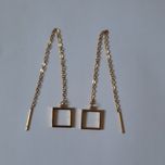 گوشواره زنانه مدل بخیه ای*746