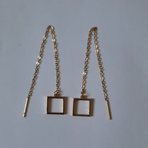 گوشواره زنانه مدل بخیه ای*746