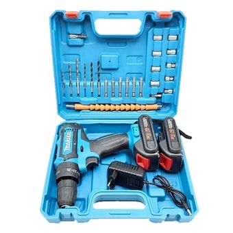 دریل پیچ گوشتی شارژی چکشی ماکیتا مدل MAK36 مجموعه 27 عددی