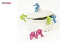 نگهدارنده درب قابلمه طرح آدمک بسته 2 عددی