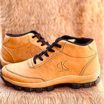 کفش کوهستان مردانه کلوین کلین عسلی