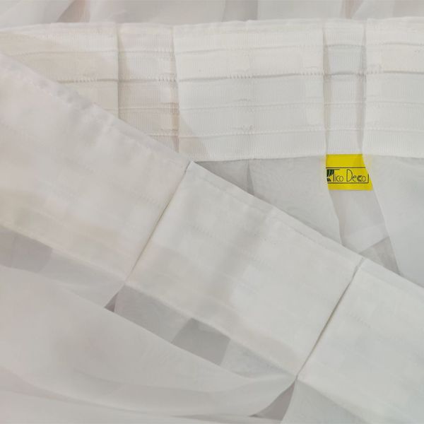 پرده تیکو دکو مدل پلیسه حریر کلاسیک سایز 250x280 سانتی متر