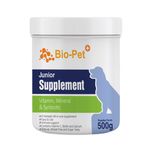 مکمل سگ بالغ و جوان بایو پت مدل Junior and Adult وزن 500 گرم