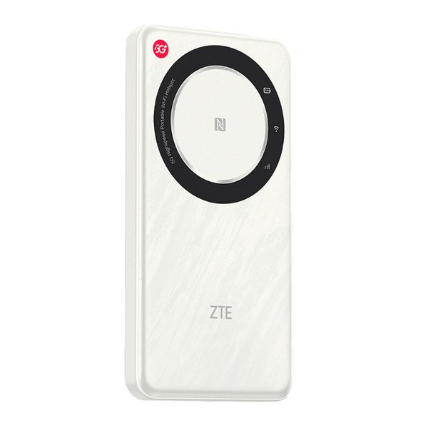 مودم جیبی 5G زد تی ای مدل U30 Air با باتری 4500 میلیآمپر ساعت، پشتیبانی از 10 کاربر همزمان، اتصال بیسیم Wi-Fi و درگاه USB Type
