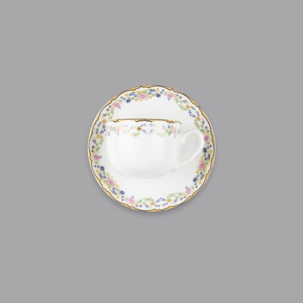 سرویس غذاخوری 102 پارچه 12 نفر چینی زرین ایران مدل گلستان سری ایتالیا اف درجه عالی