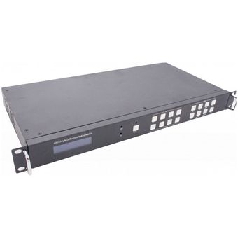 ماتریکس 4 در 4 HDMI v2.0 بدون وقفه با قابلیت ویدئو وال به همراه ماتریکس صدا و ریموت فرانت مدل FN-W244