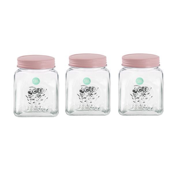 بانکه میس گلس مدل بهار نارنج 3 کد C673 بسته 3عددی