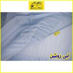 پرده تیکو دکو مدل حریر نازک ژرسه سه لاین ژوردار سایز 140*280 سانتی متر