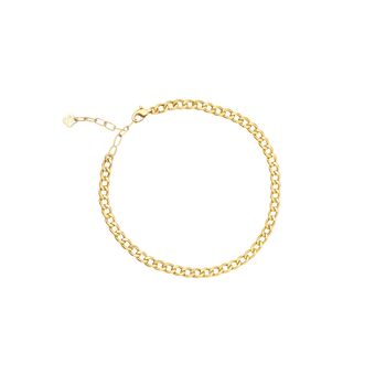 دستبند طلا 18 عیار دخترانه گالری طلای مریم اکرمی مدل کارتیه تاینی