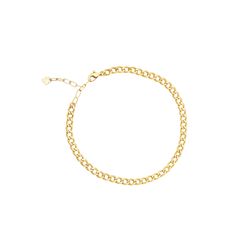 دستبند طلا 18 عیار دخترانه گالری طلای مریم اکرمی مدل کارتیه تاینی