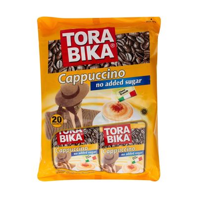 پودر کاپوچینو بدون شکر تورابیکا- 12.5 گرم بسته 20 عددی