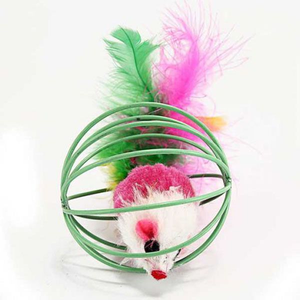 اسباب بازی گربه مدل موش در قفس