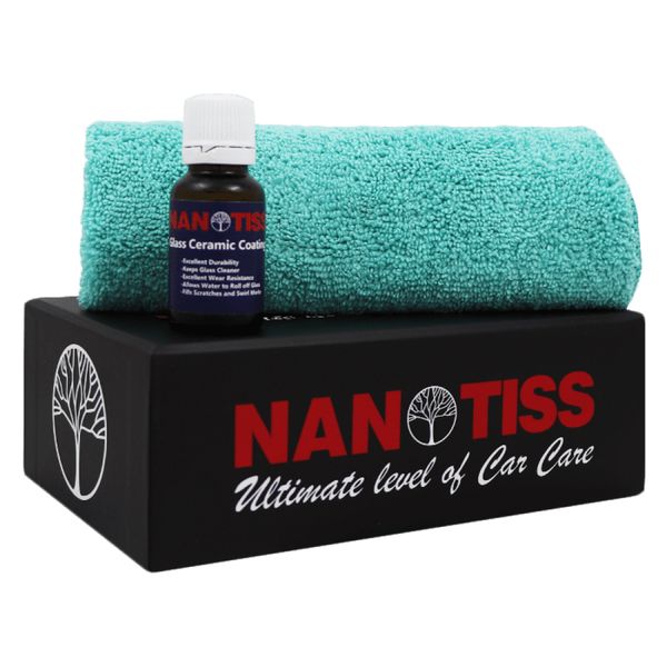 مایع سرامیک شیشه خودرو نانوتیس مدل Coating حجم 20 میلی لیتر