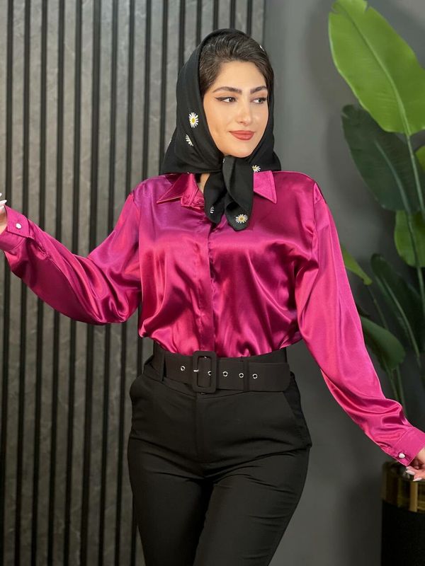 شومیز ساتن سلنا کد 1519
