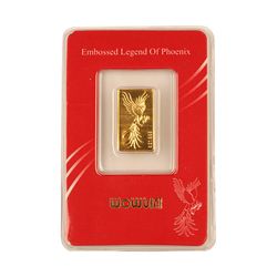 شمش طلا 24 عیار ایران‌شمش مدل سیمرغ کد T-0.5