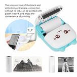 مینی پرینتر حرارتی مدل خرگوشی Eschen مدل ‎Portable Printer| MINI PRINTER