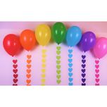 بادکنک طرح رنگی مجموعه 10 عددی