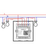 کلید لمسی هوشمند سه پل مٌروا مدل JS مجموعه سه عددی