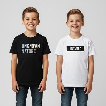 تی شرت آستین کوتاه پسرانه پیپرتس مدل by9701 مجموعه 2 عددی