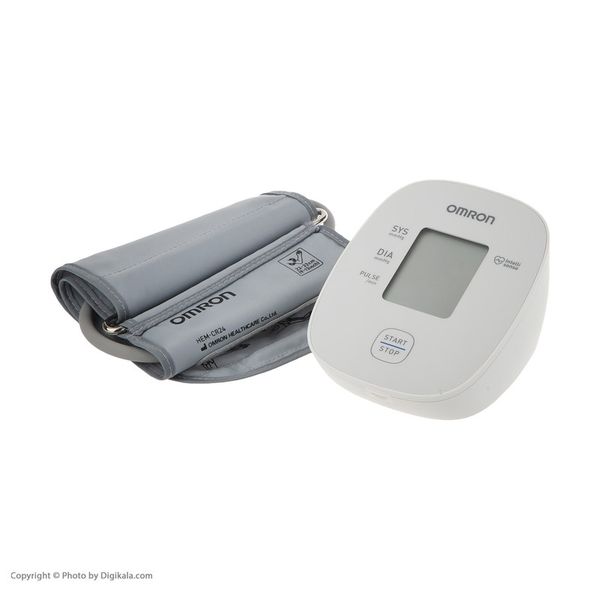 فشارسنج بازویی دیجیتال امرن مدل M1 Basic با سایز کاف 22 تا 32 سانتیمتر، نمایشگر LCD، اندازهگیری فشار خون و ضربان قلب، نشانگر آ