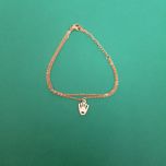 دستبند زنانه مدل دو لاین طرح تاج