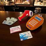 اسباب بازی صندوق فروشگاهی مدل کارتخوان کد 01