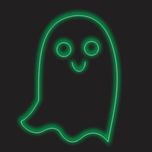 چراغ نئونی دیواری طرح روح خندان 