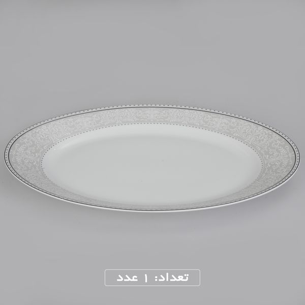 سرویس چینی 35 پارچه غذاخوری چینی زرین ایران طرح شهرزاد مدل ورونا درجه عالی