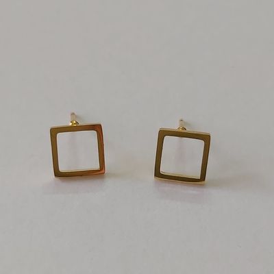 گوشواره زنانه مدل میخی طرح مربع کد shape110*281