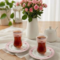 سرویس چای خوری 12 پارچه 6 نفره آنجلا مدل ZP-317